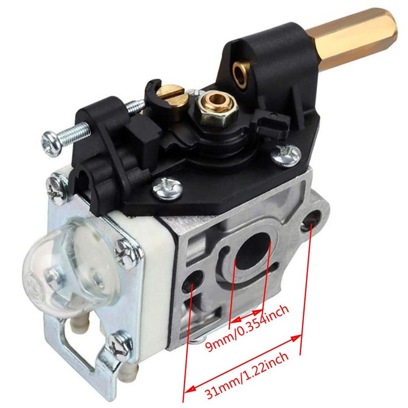 LIYYOO RB-K75 Carburetor for Echo GT200 GT201i HC150 HC151 PE200 PE201 PPF210 PPF211 SRM210 SRM211 SHC210 SHC211 Trimmer Brushcutter with Fuel Filter,Air Filter,Spark Plug,Fuel Line Kit - Image 3